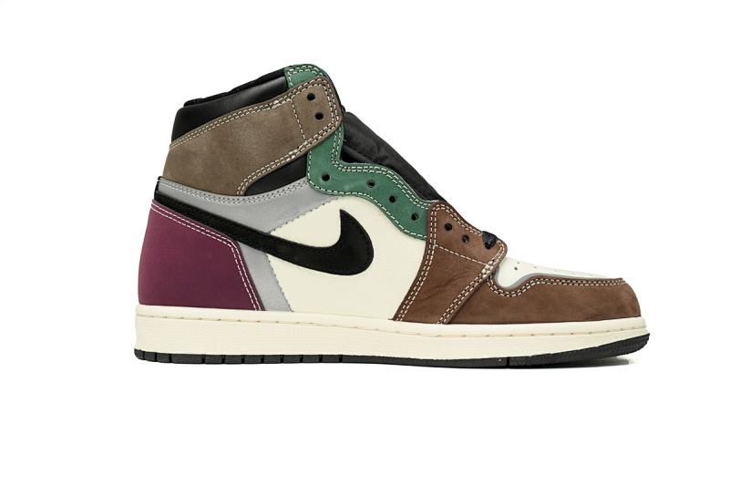 【CA1K6】七彩拼接 纯原版乔丹1代 篮球运动鞋 DH3097-001 Air Jordan 1 High OG Hand Crafted