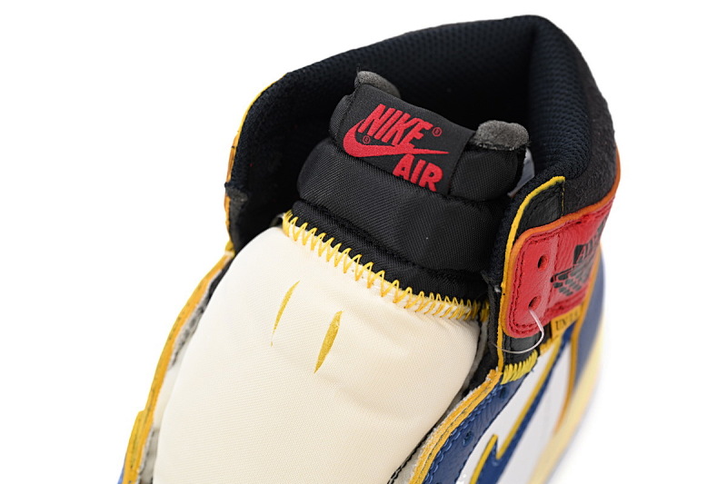 【CA1K6】蓝色拼接 纯原版乔丹1代 篮球运动鞋 BV1300-146 Union X Air Jordan 1 OG Hi Retro“Blue Toe”