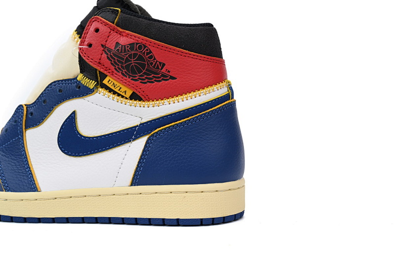 【CA1K6】蓝色拼接 纯原版乔丹1代 篮球运动鞋 BV1300-146 Union X Air Jordan 1 OG Hi Retro“Blue Toe”