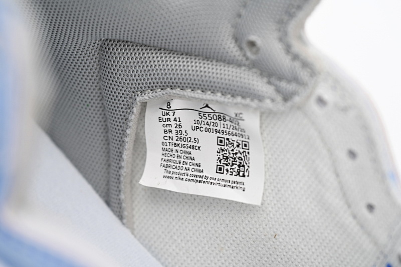yupoo_334321_b7ded8df.jpg 【CA1K6】水洗蓝 纯原版乔丹1代 篮球运动鞋 555088-402 Air Jordan 1 High OG GS Wash North Carolan