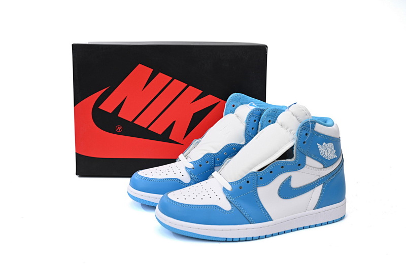 【CA1K6】白卡 纯原版乔丹1代乔丹1代篮球鞋运动鞋 555088-117 Air Jordan 1 Retro UNC