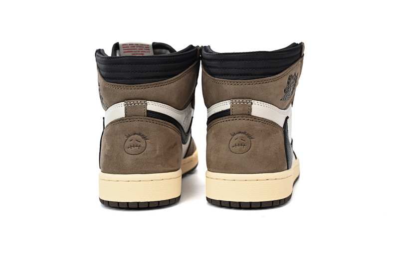 【CA1K6】倒勾 纯原版乔丹1代 篮球运动鞋 CD4487-100 Travis Scott x Air Jordan 1 High OG TS SP