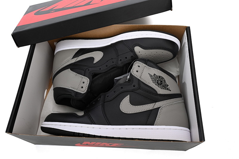 【CA1K6】影子灰 纯原版乔丹1代 篮球运动鞋 Air Jordan 1 Retro High OG “Shadow” 555088-013