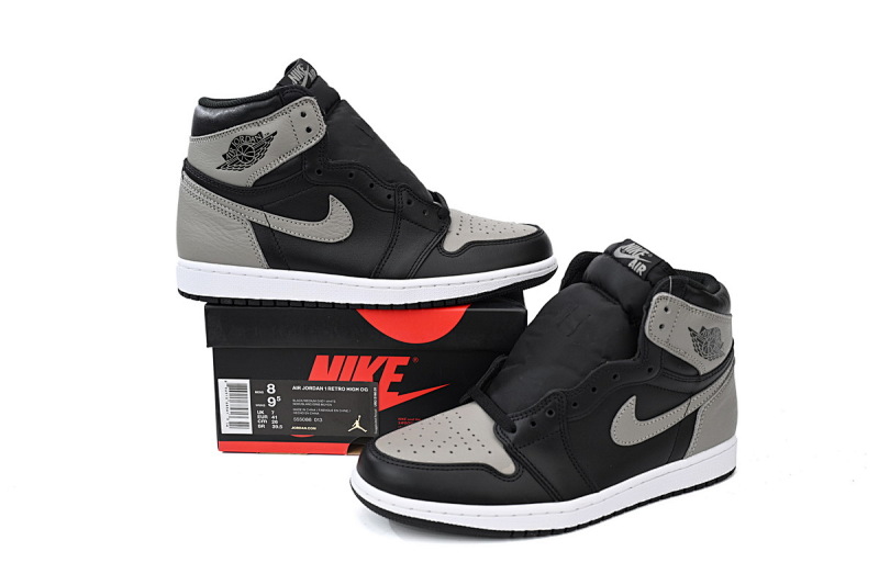 【CA1K6】影子灰 纯原版乔丹1代 篮球运动鞋 Air Jordan 1 Retro High OG “Shadow” 555088-013