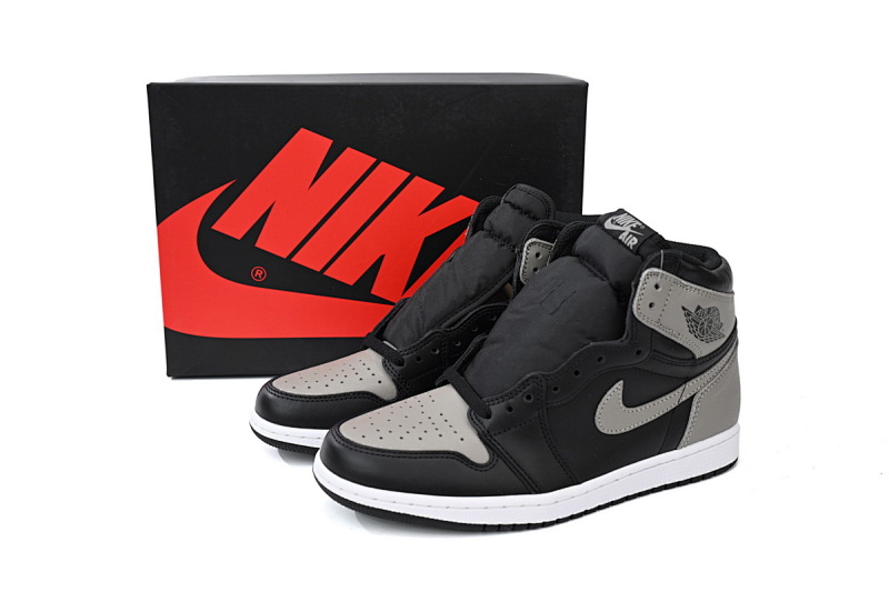 【CA1K6】影子灰 纯原版乔丹1代 篮球运动鞋 Air Jordan 1 Retro High OG “Shadow” 555088-013