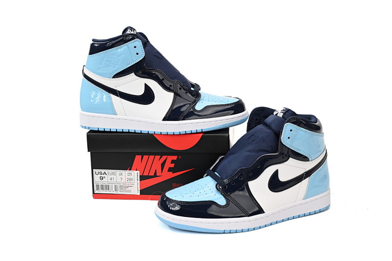 【CA1K6】北卡兰 纯原版乔丹1代 篮球运动鞋 Air Jordan 1 Retro High OG “UNC Patent” CD0461-401