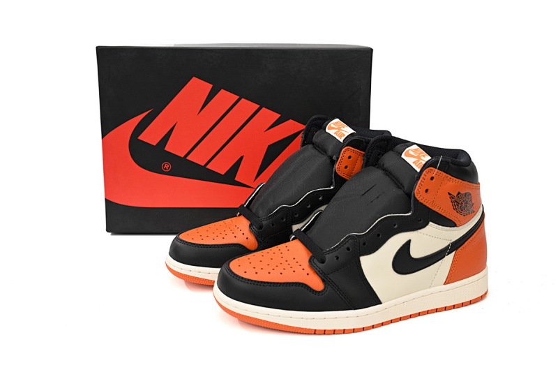【CA1K6】黑扣碎 纯原版乔丹1代 篮球运动鞋 Air Jordan 1 Retro High OG “Shattered Backboard” 555088-005