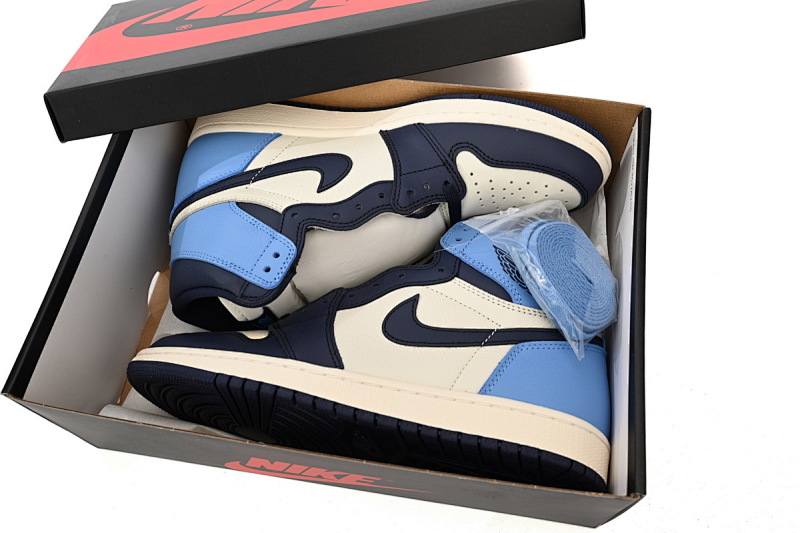 【CA1K6】黑曜石 纯原版乔丹1代 篮球运动鞋 555088-140 Air Jordan 1 Retro High OG “Obsidian University Blue”