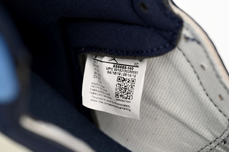 【CA1K6】黑曜石 纯原版乔丹1代 篮球运动鞋 555088-140 Air Jordan 1 Retro High OG “Obsidian University Blue”