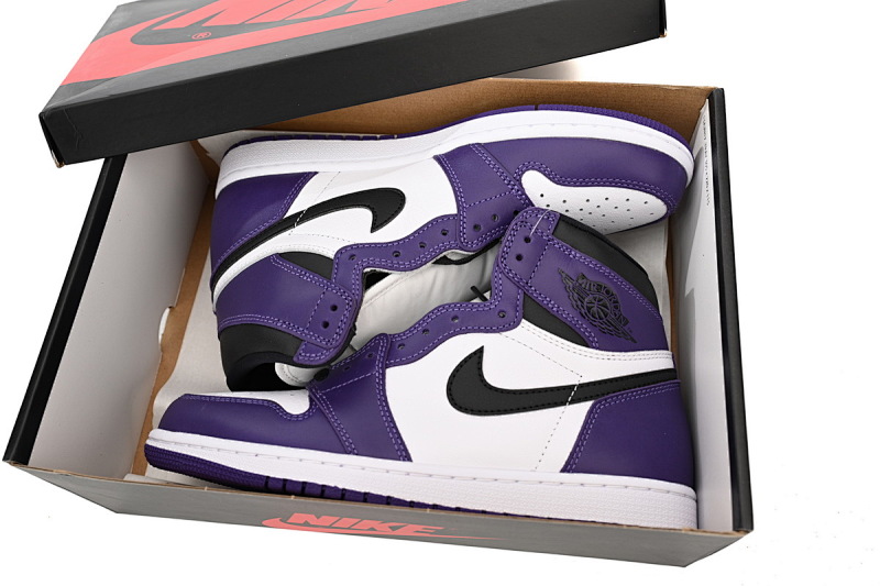 【CA1K6】紫脚趾 纯原版乔丹1代 篮球运动鞋  555088-500 Air Jordan 1 High OG “Court Purple”
