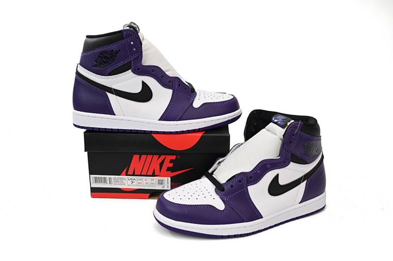 【CA1K6】紫脚趾 纯原版乔丹1代 篮球运动鞋  555088-500 Air Jordan 1 High OG “Court Purple”