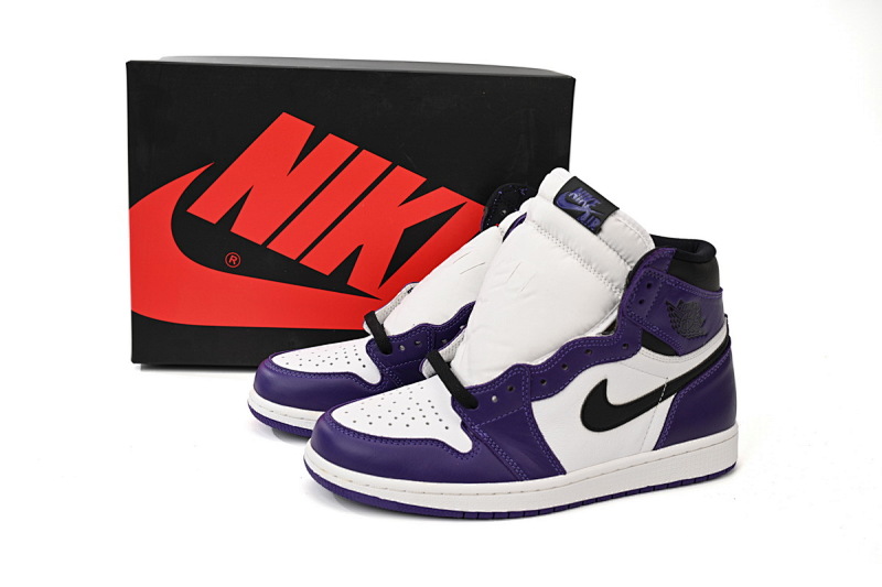 【CA1K6】紫脚趾 纯原版乔丹1代 篮球运动鞋  555088-500 Air Jordan 1 High OG “Court Purple”