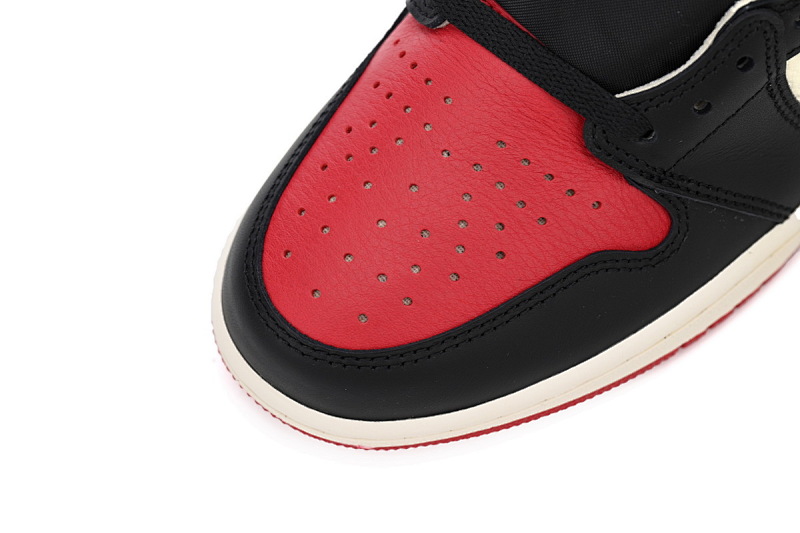 【CA1K6】黑红脚趾 纯原版乔丹1代 篮球运动鞋 Air Jordan 1 High OG “Bred Toe”555088-610