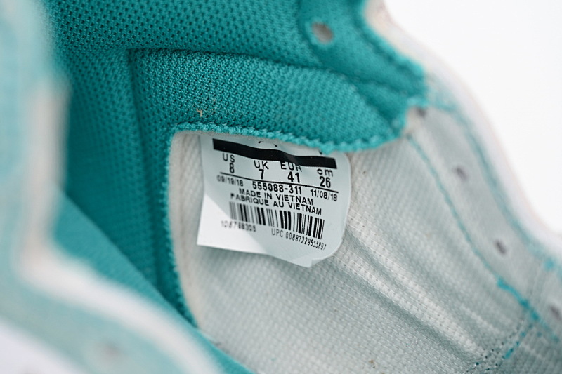 【CA1K6】蒂芙尼 纯原版乔丹1代 篮球运动鞋 555088-311 Air Jordan 1 OG Hi Retro“Turbo Green