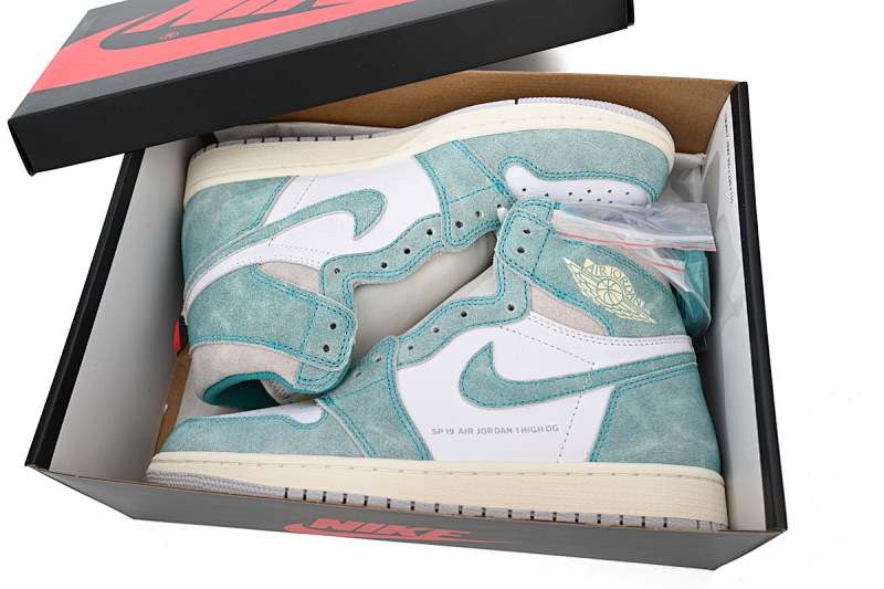 【CA1K6】蒂芙尼 纯原版乔丹1代 篮球运动鞋 555088-311 Air Jordan 1 OG Hi Retro“Turbo Green
