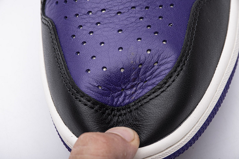 【CA3XP】黑紫脚趾 XP版乔丹1代篮球鞋 555088-501 Air Jordan 1 OG Hi Retro'Court Purple'