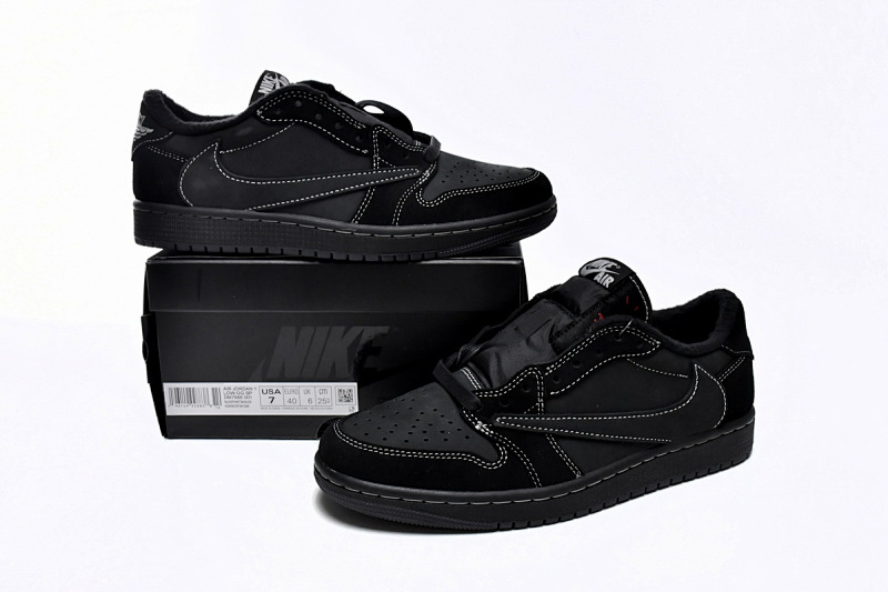 【CA1XP】黑武士4.0 XP版乔丹1代低帮 DM7866-001 Travis Scott x Air Jordan 1 Low OG SP Black Phantom