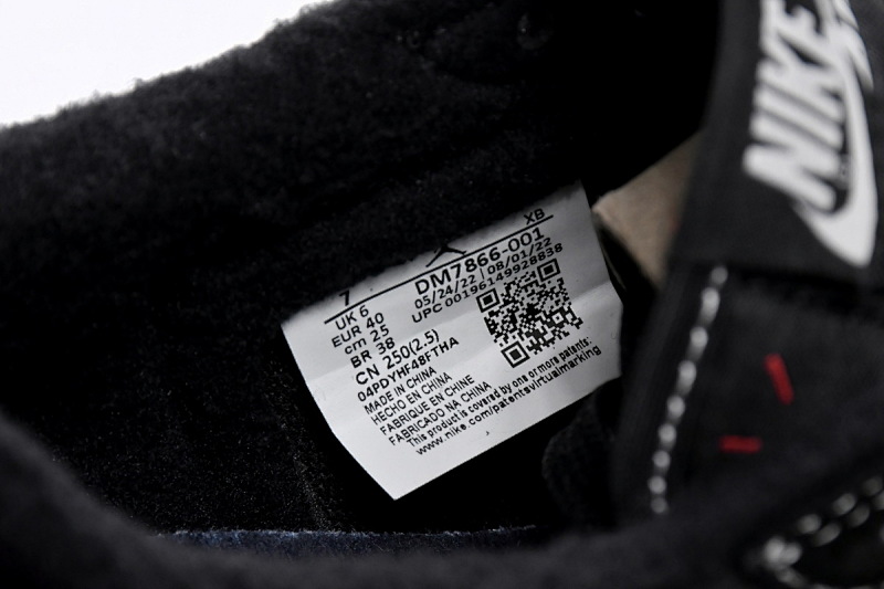 【CA1XP】黑武士4.0 XP版乔丹1代低帮 DM7866-001 Travis Scott x Air Jordan 1 Low OG SP Black Phantom