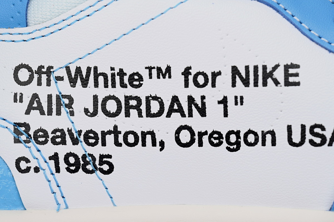 yupoo_335110_30de22a4.jpg 【DA7XP】北卡蓝OW Off White联名 XP版本乔丹一代 AQ0818-148 Off White x Air Jordan 1 “UNC”