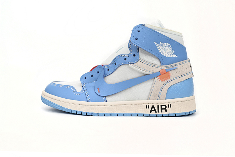 【DA7XP】北卡蓝OW Off White联名 XP版本乔丹一代 AQ0818-148 Off White x Air Jordan 1 “UNC”