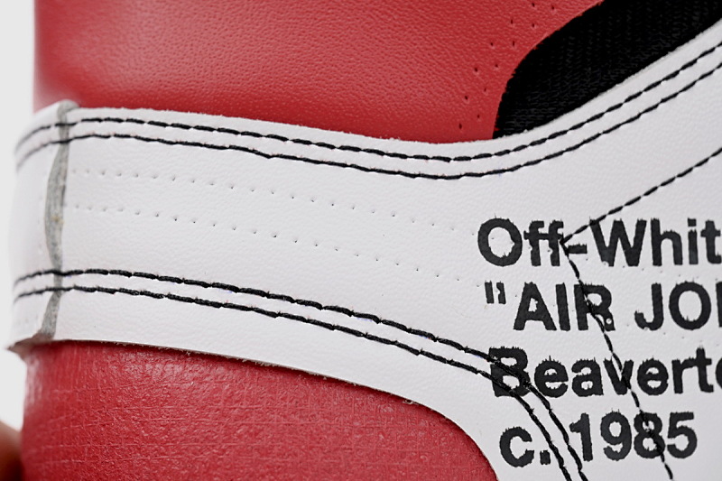 【DA7XP】红联名 Off White联名芝加哥 XP版本乔丹一代 AA3834-101 OFF-WHITE x Air Jordan 1 High OG 10X“Chicago”