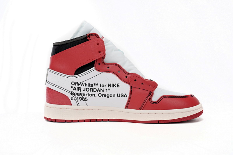 【DA7XP】红联名 Off White联名芝加哥 XP版本乔丹一代 AA3834-101 OFF-WHITE x Air Jordan 1 High OG 10X“Chicago”