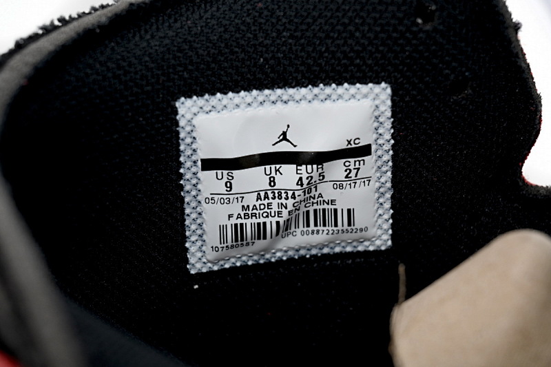 【DA7XP】红联名 Off White联名芝加哥 XP版本乔丹一代 AA3834-101 OFF-WHITE x Air Jordan 1 High OG 10X“Chicago”