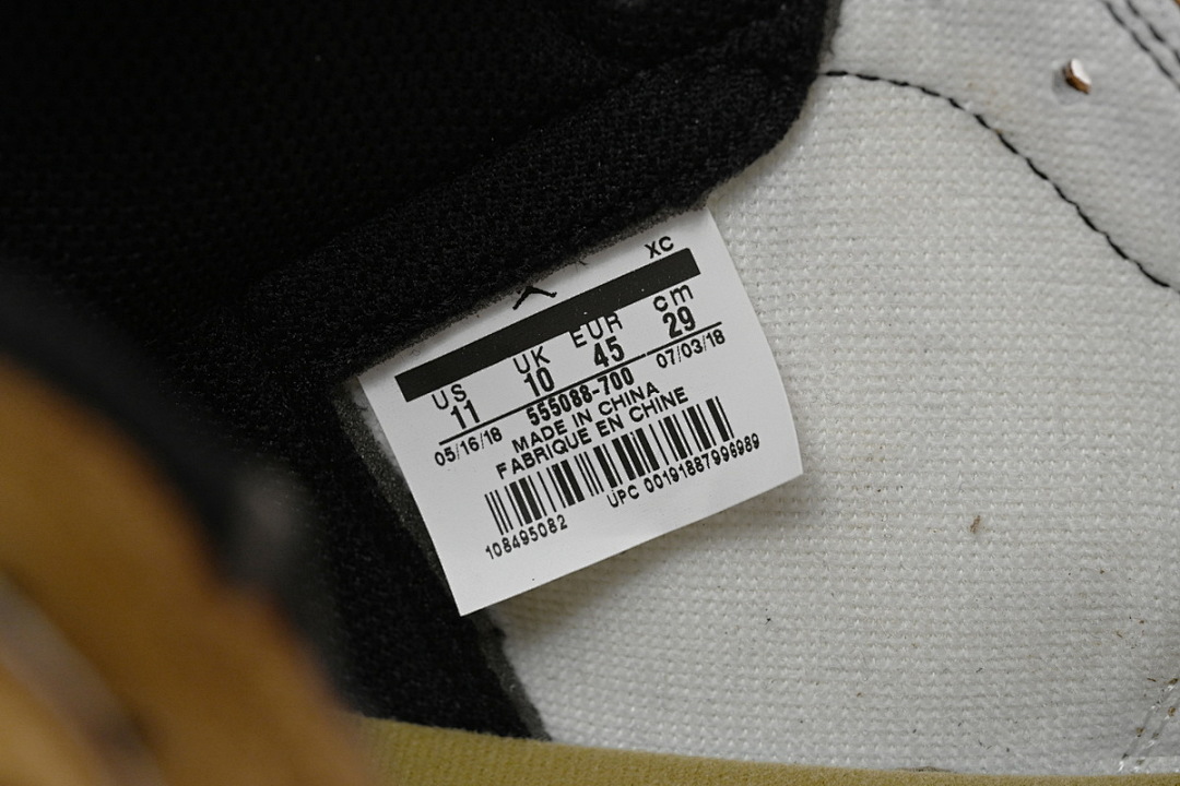 【CN3XP】新秀 XP版乔丹1代篮球鞋 555088-700 Air Jordan 1 Retro High OG “Rookie of the Year”