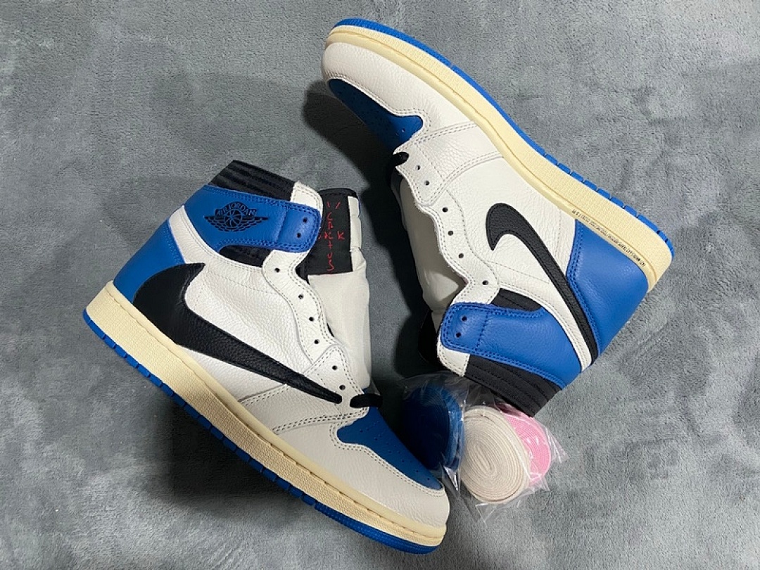 【CA3XP】闪电高帮 XP版乔丹1代篮球鞋 DH3227-105 Fragment x Travis Scott x Air Jordan 1 High OG Military