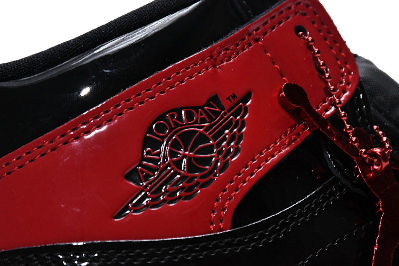【CA3XP】漆皮禁穿 XP版乔丹1代Air Jordan 1 High “Banned” 555088-063 Patent Leather isForbidden to Wear