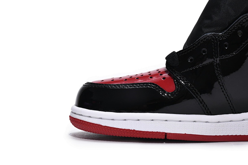 【CA3XP】漆皮禁穿 XP版乔丹1代Air Jordan 1 High “Banned” 555088-063 Patent Leather isForbidden to Wear