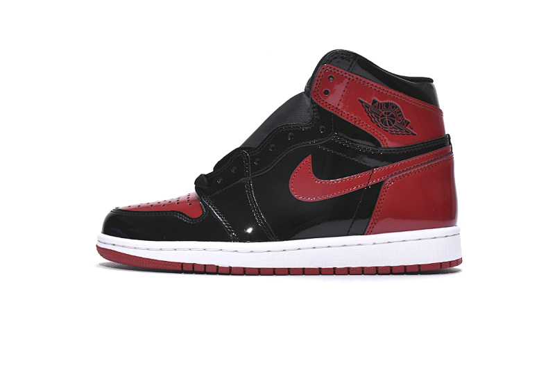 【CA3XP】漆皮禁穿 XP版乔丹1代Air Jordan 1 High “Banned” 555088-063 Patent Leather isForbidden to Wear