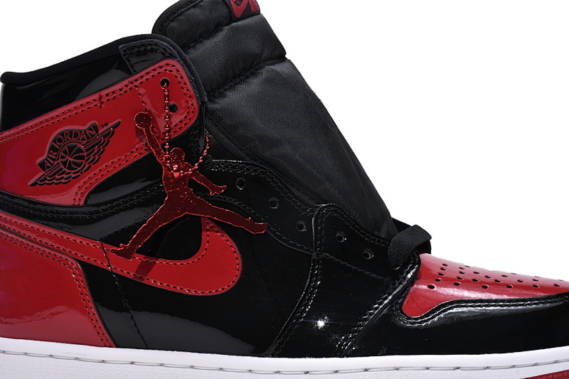 【CA3XP】漆皮禁穿 XP版乔丹1代Air Jordan 1 High “Banned” 555088-063 Patent Leather isForbidden to Wear