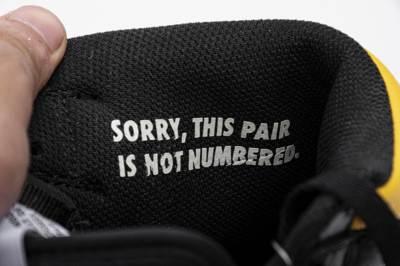 【CA3XP】禁卖黄 XP版乔丹1代Air Jordan 1 NRG OG High “NOT FOR RESALE”Varsity Maize 861428-107