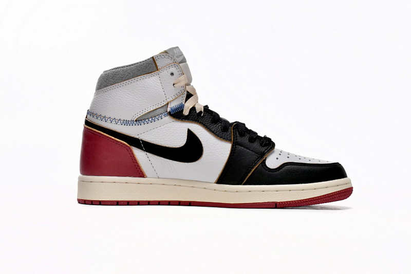 【CA3XP】白黑红联名 XP版乔丹1代Union X Air Jordan 1 OG Hi Retro“Black Toe” BV1300-106