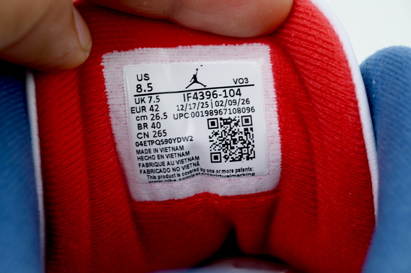 【EA5LR】真蓝 LJR版本乔丹3代 IF4396-104 Air Jordan 3 'True Blue' 2026