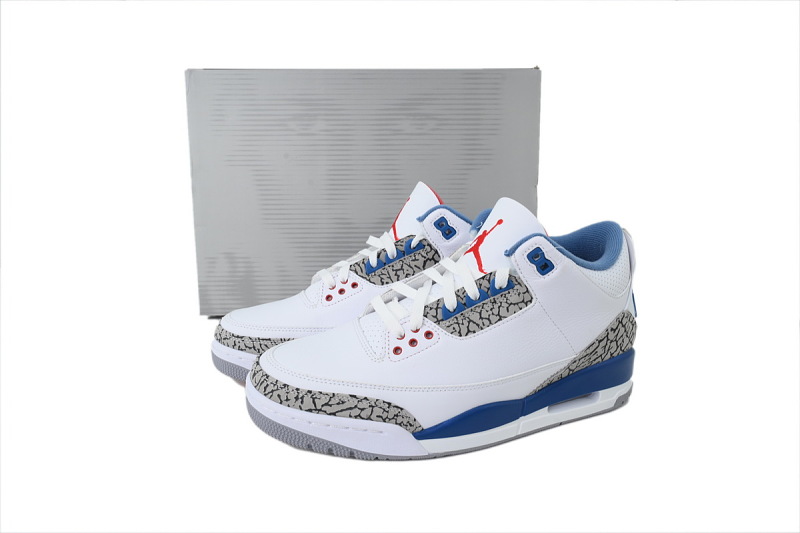 【CA7XH】真蓝 头层乔丹3代篮球鞋 IF4396-104 Air Jordan 3 'True Blue'