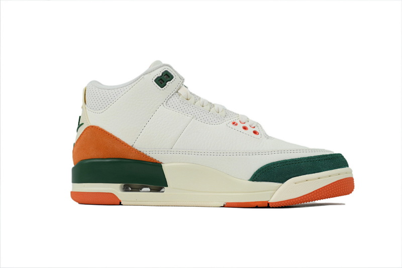 【DA0RN】AJ3迈阿密  RN版乔丹3代 IF4491-100 SoleFly x Jordan 3 'Miami / Fruits of Our Labor'
