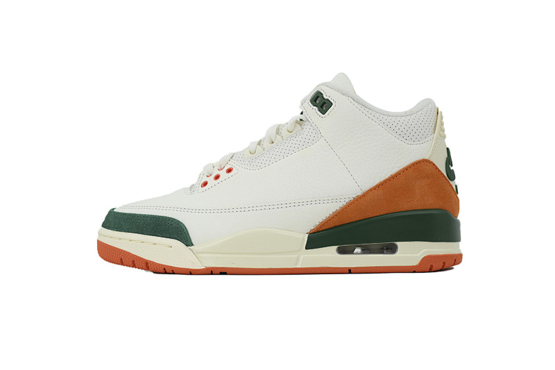 【DA0RN】AJ3迈阿密  RN版乔丹3代 IF4491-100 SoleFly x Jordan 3 'Miami / Fruits of Our Labor'