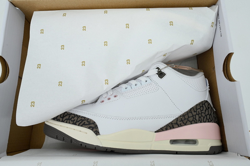 【BA3D2】樱花-9 头层乔丹3代篮球鞋  CK9246-102 Air Jordan 3 Retro Cherry Blossom