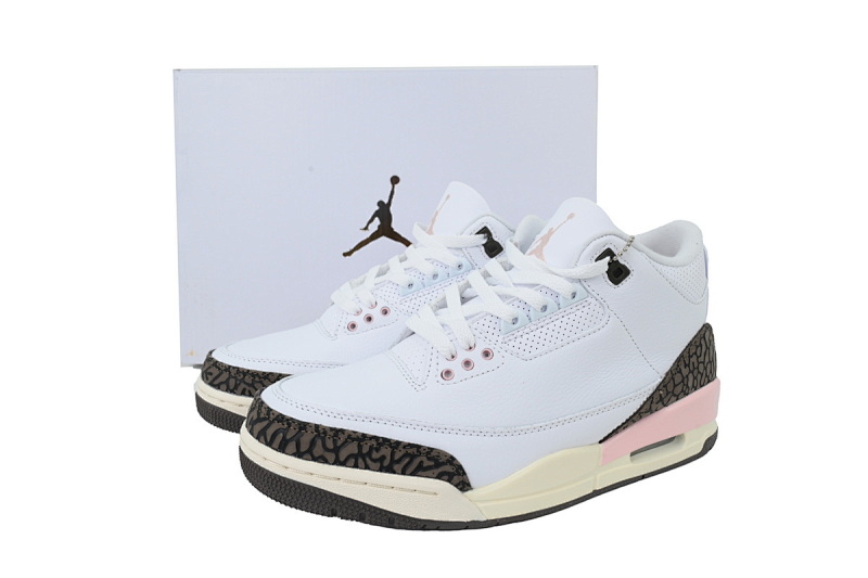 【BA3D2】樱花-9 头层乔丹3代篮球鞋  CK9246-102 Air Jordan 3 Retro Cherry Blossom
