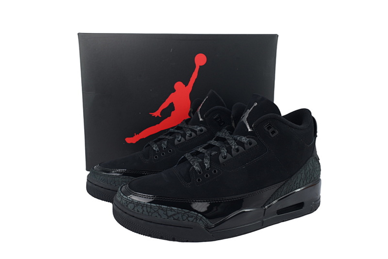 【EA5LR】黑猫 LJR版本乔丹3代  CT8532-001 Air Jordan 3 Retro 'Black Cat'