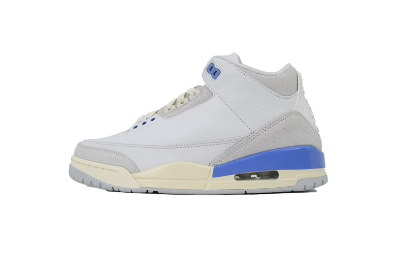 【EA5LR】白灰蓝 LJR版本乔丹3代 CT8532-101 Air Jordan 3 Retro 'Lucky Shorts'
