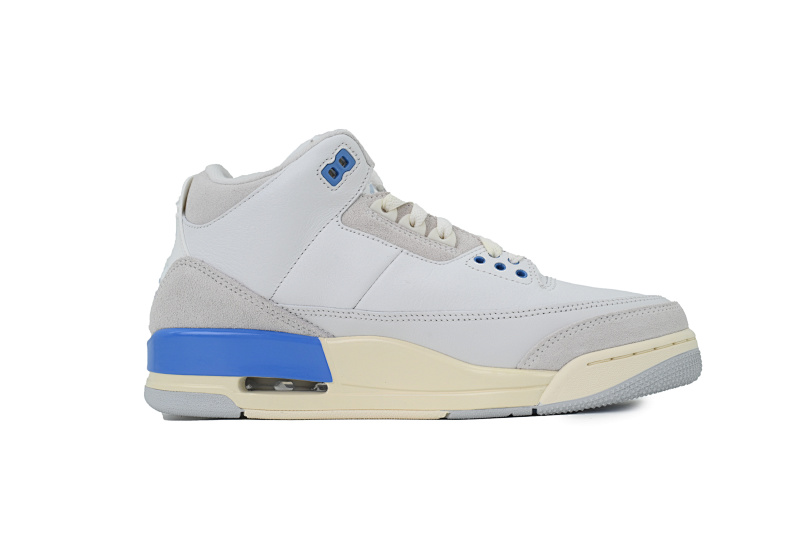 【EA5LR】白灰蓝 LJR版本乔丹3代 CT8532-101 Air Jordan 3 Retro 'Lucky Shorts'