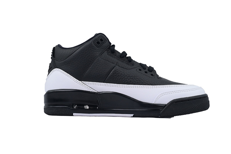 【DA0RN】AJ3黑藤原浩 RN版乔丹3代 DA3595-001 Fragment Design x Air Jordan 3  Black And White