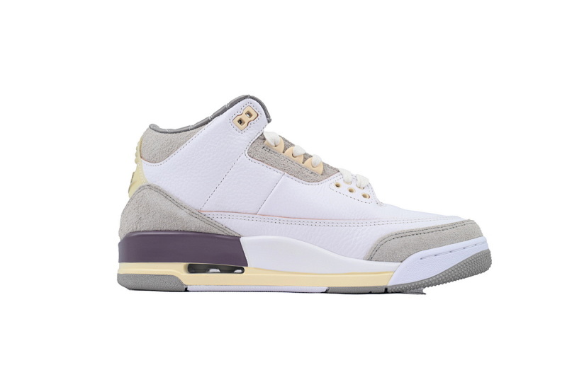 【DA0RN】AJ3AMM米白灰 RN版乔丹3代 DH3434-110 A Ma Maniere x Air Jordan 3 Retro SP Medium Grey