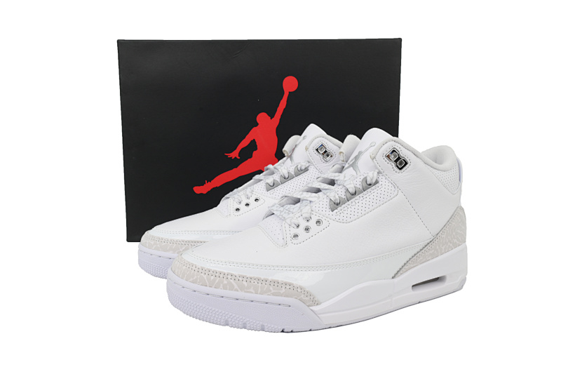 【DA0RN】AJ3复刻新白猫 RN版乔丹3代 CT8532-111 Air Jordan 3 Retro 'Pure Money' 2025