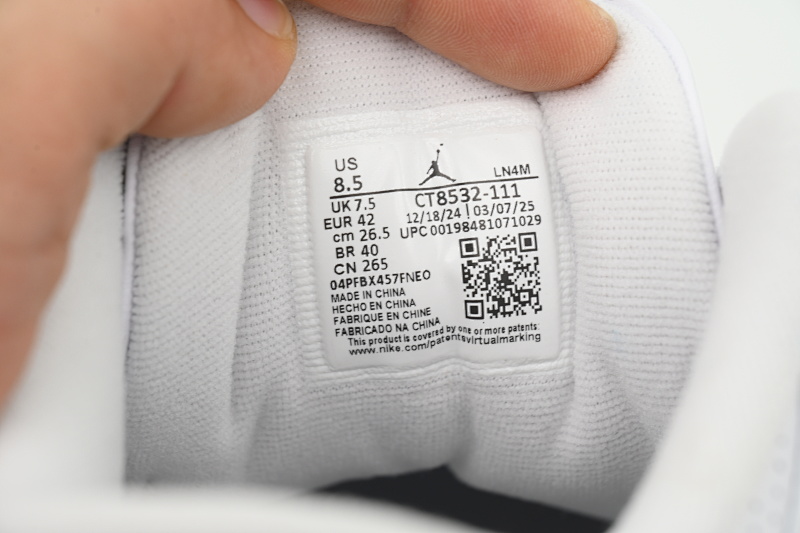 【DA0RN】AJ3复刻新白猫 RN版乔丹3代 CT8532-111 Air Jordan 3 Retro 'Pure Money' 2025