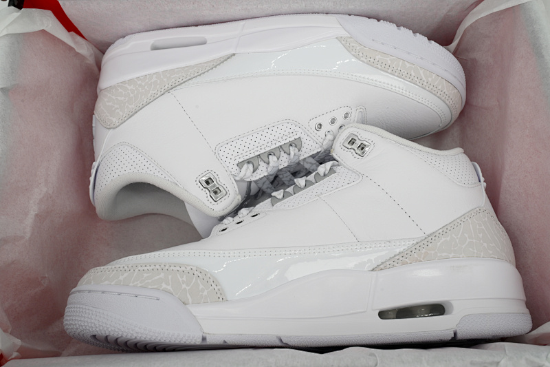 【DA0RN】AJ3复刻新白猫 RN版乔丹3代 CT8532-111 Air Jordan 3 Retro 'Pure Money' 2025