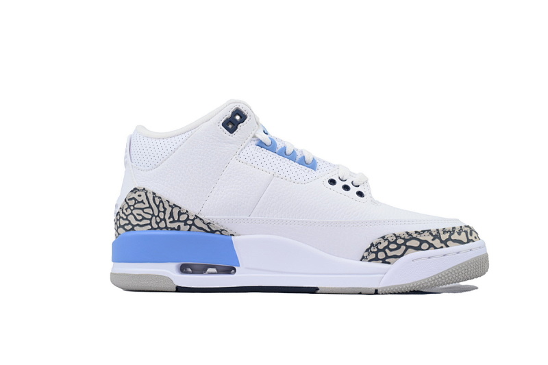 【DA0RN】AJ3北卡蓝 RN版乔丹3代  CT8532-104 Air Jordan 3 Retro UNC